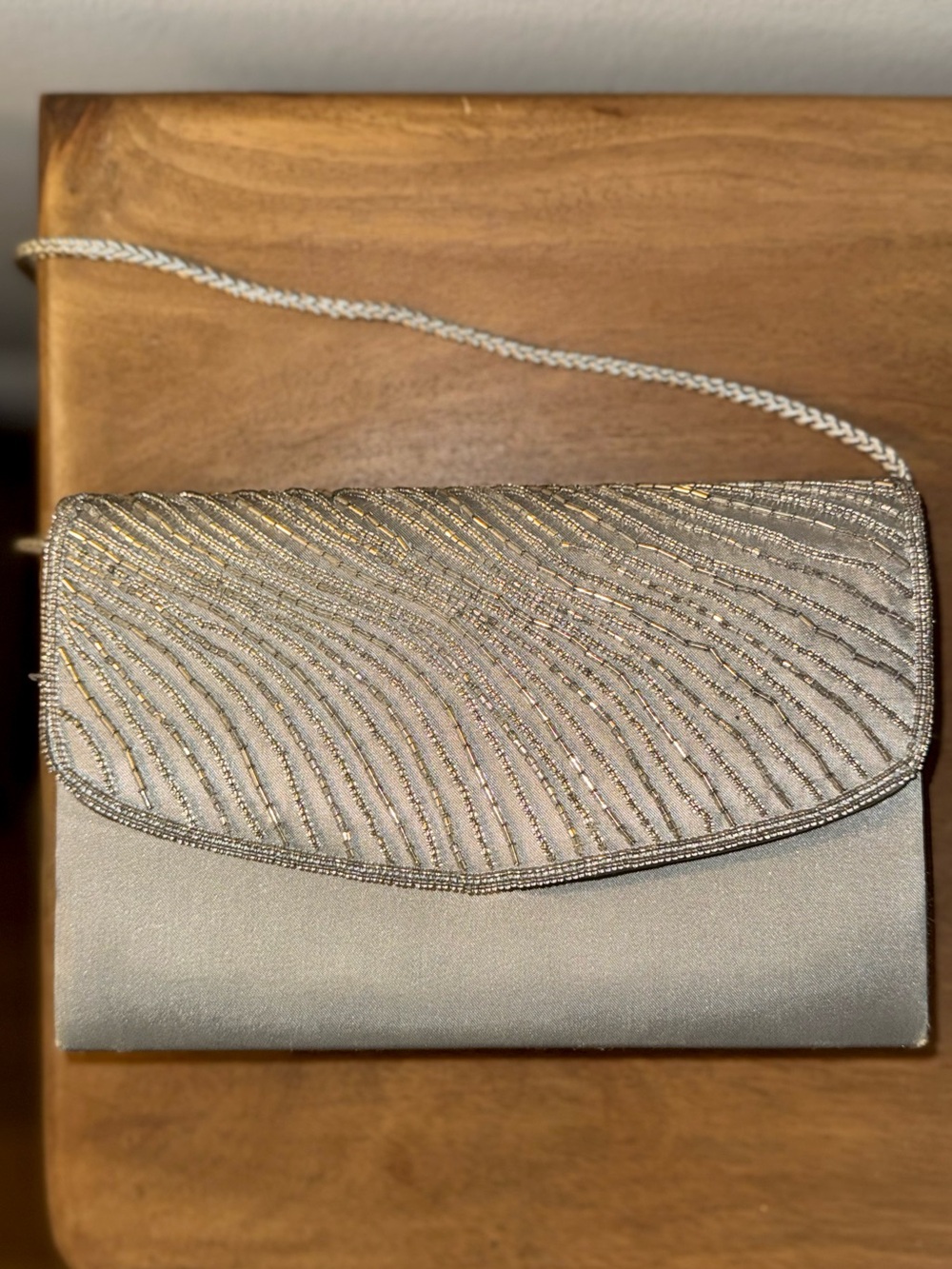 Vintage Elegant Beaded Evening Clutch